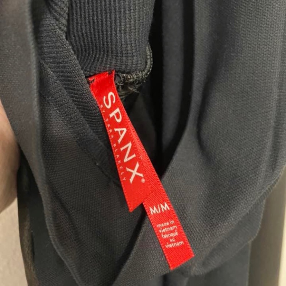 Maternity Spanx leather look leggings